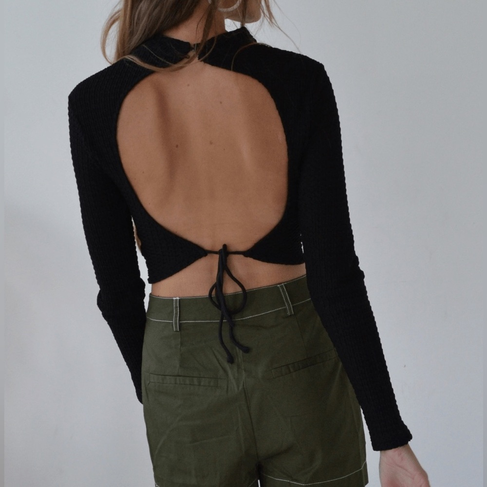 NWT astr the label Kae waffle knit